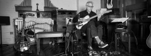 Bill Frisell playing guitar in studio